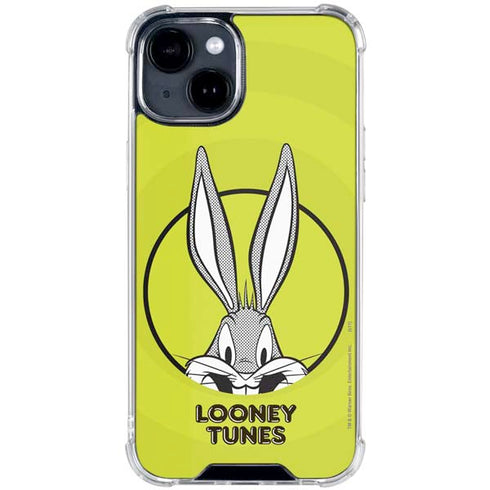 Looney Tunes Bugs Bunny Full iPhone 15 Clear Case